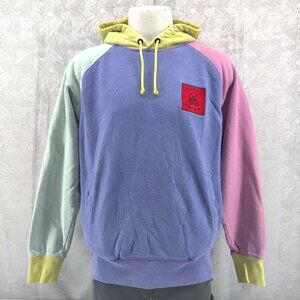 Teddy Fresh Colorblock Hoodie Adult Large Hooded Sweatshirt Pullover Pastel